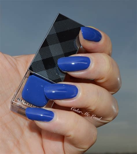 burberry nails blue|burberry nail polish.